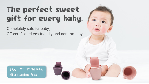 Food grade latex teether is ideal for children!